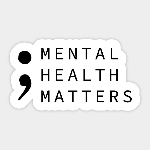 Mental Health Matters Sticker by mimimeeep